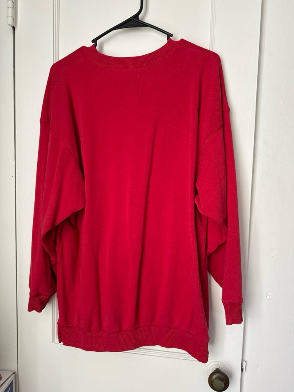 American Eagle Outfitters Red Crewneck Sweater - Women's Pullover